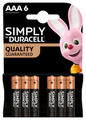 Batteri AAA 6-pack Duracell